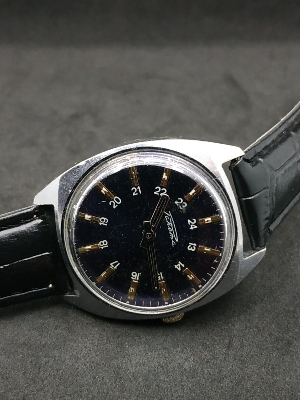 Men’s Dress Casual Vintage USSR Watch Raketa Mechanical 2609.HA Retro Soviet ☭