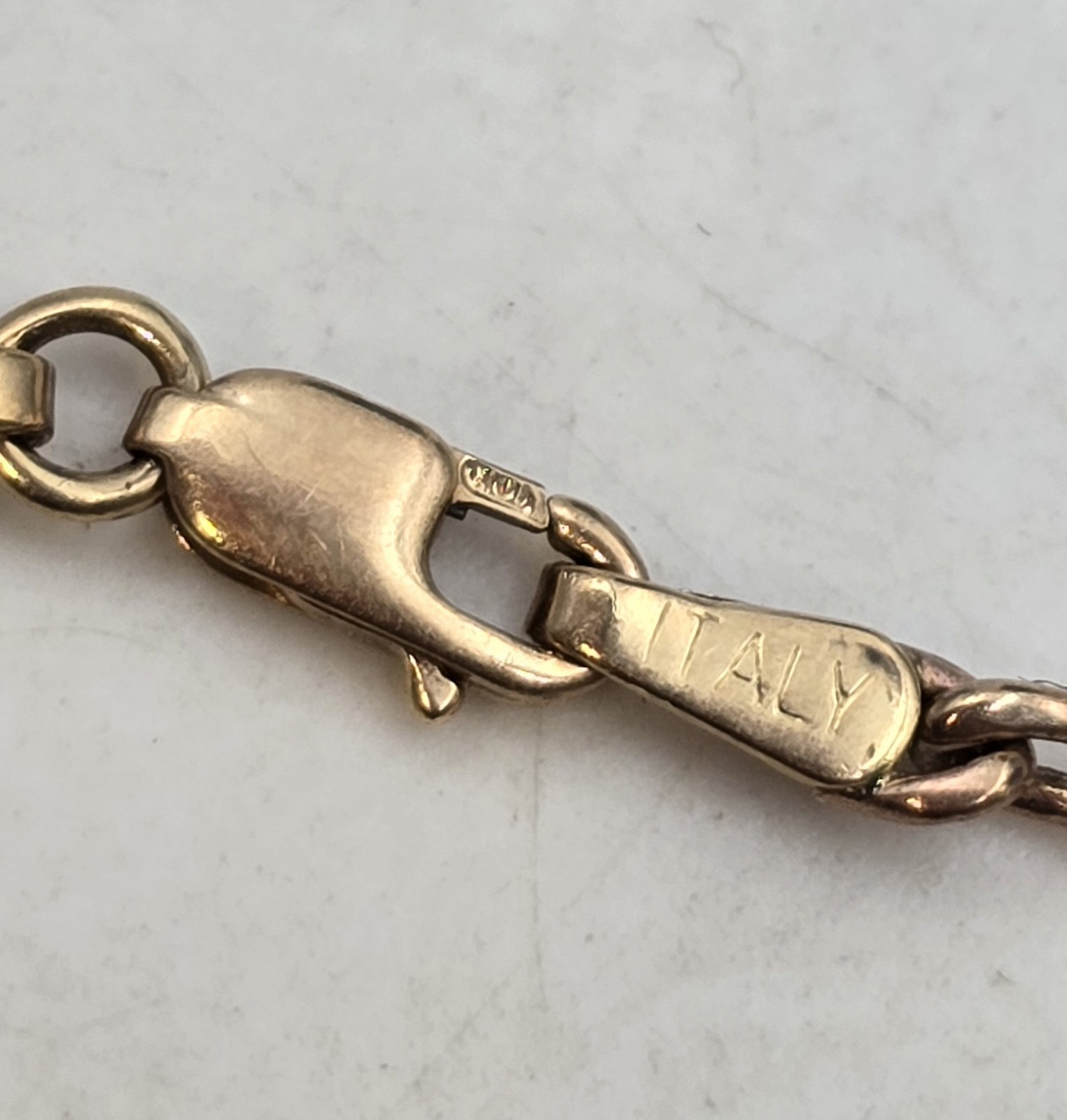 10K Rose Gold Scrap 3mm Figaro 22.5″ Necklace 4.35g