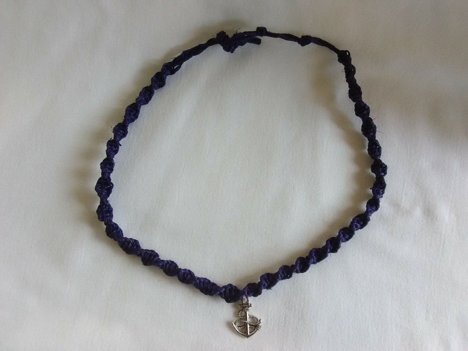 HEMP Surf Style Hippie Skater NECKLACE 20″ Unisex Macrame US Gift Seller New