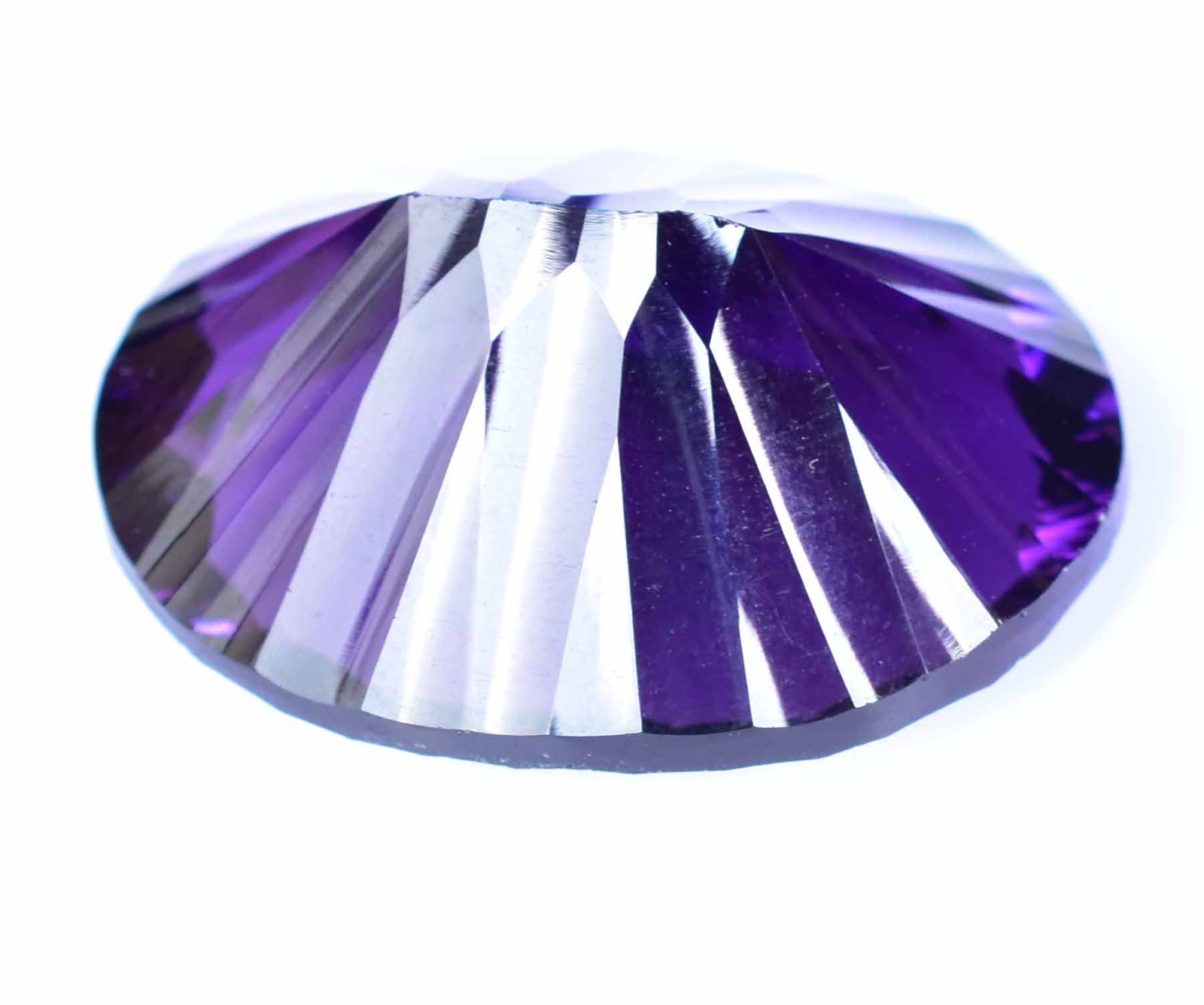 Untreated Natural Purple African Amethyst 43.40 CT Certified Oval Loose Gemstone
