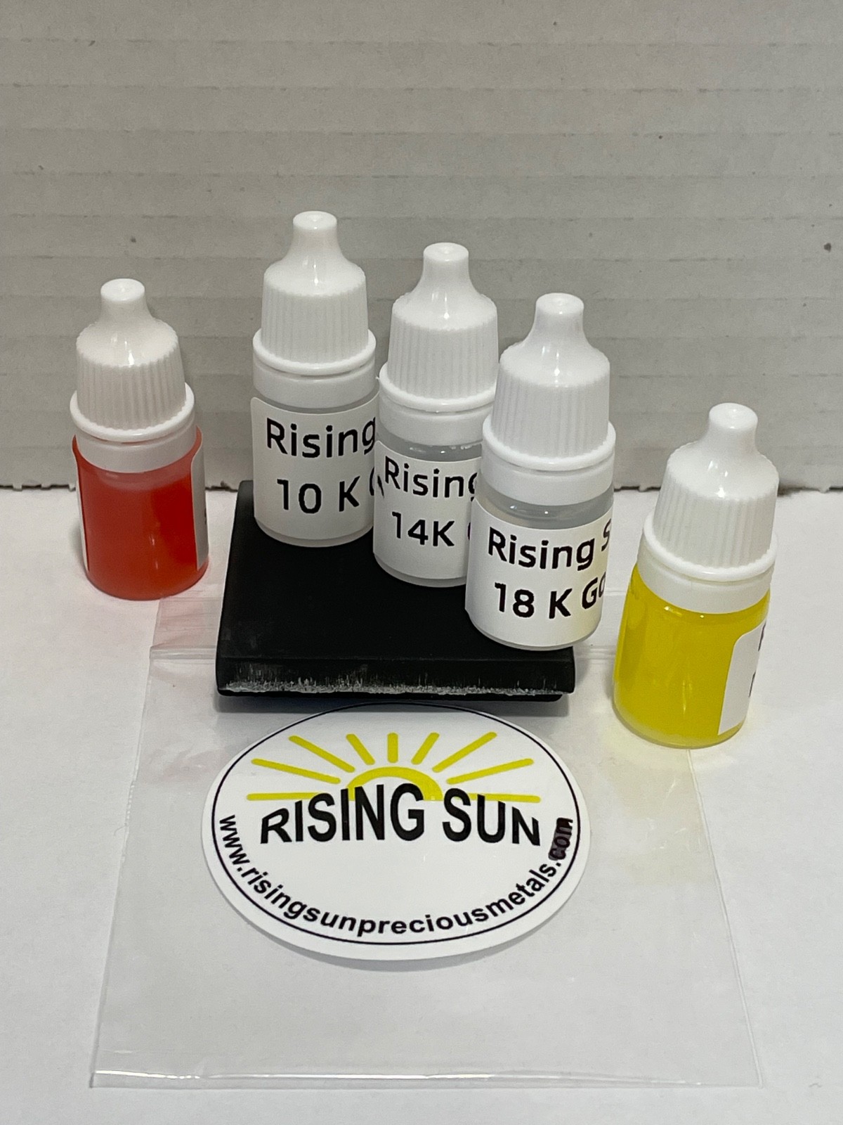 1Gold Test, Gold Test Kit, Gold Tester, Gold Acid 10K, 14K, 18K, Test Stone, a