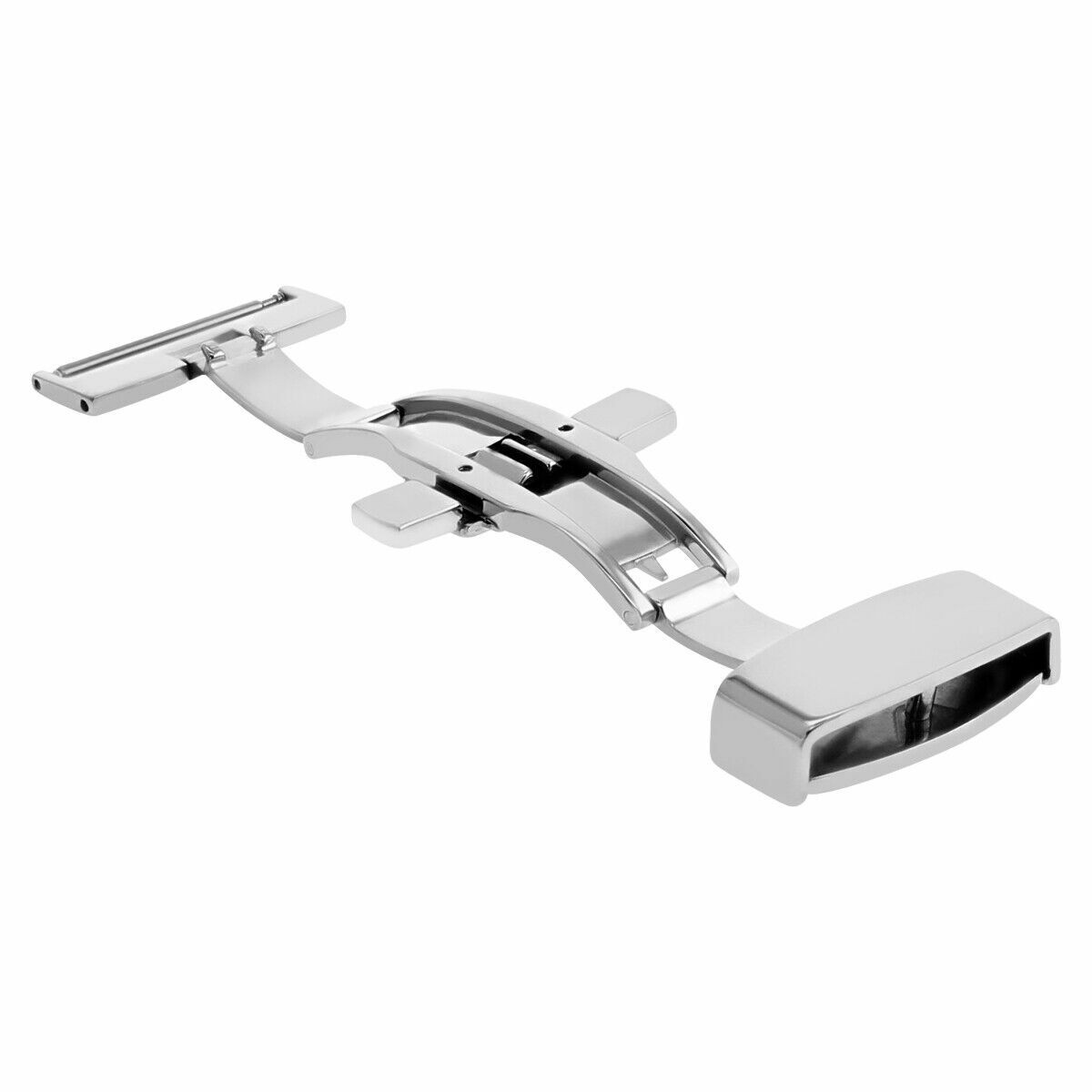 22mm Silver Replacement Deployment Clasp For Breitling 3.5mm To 5.5mm Strap