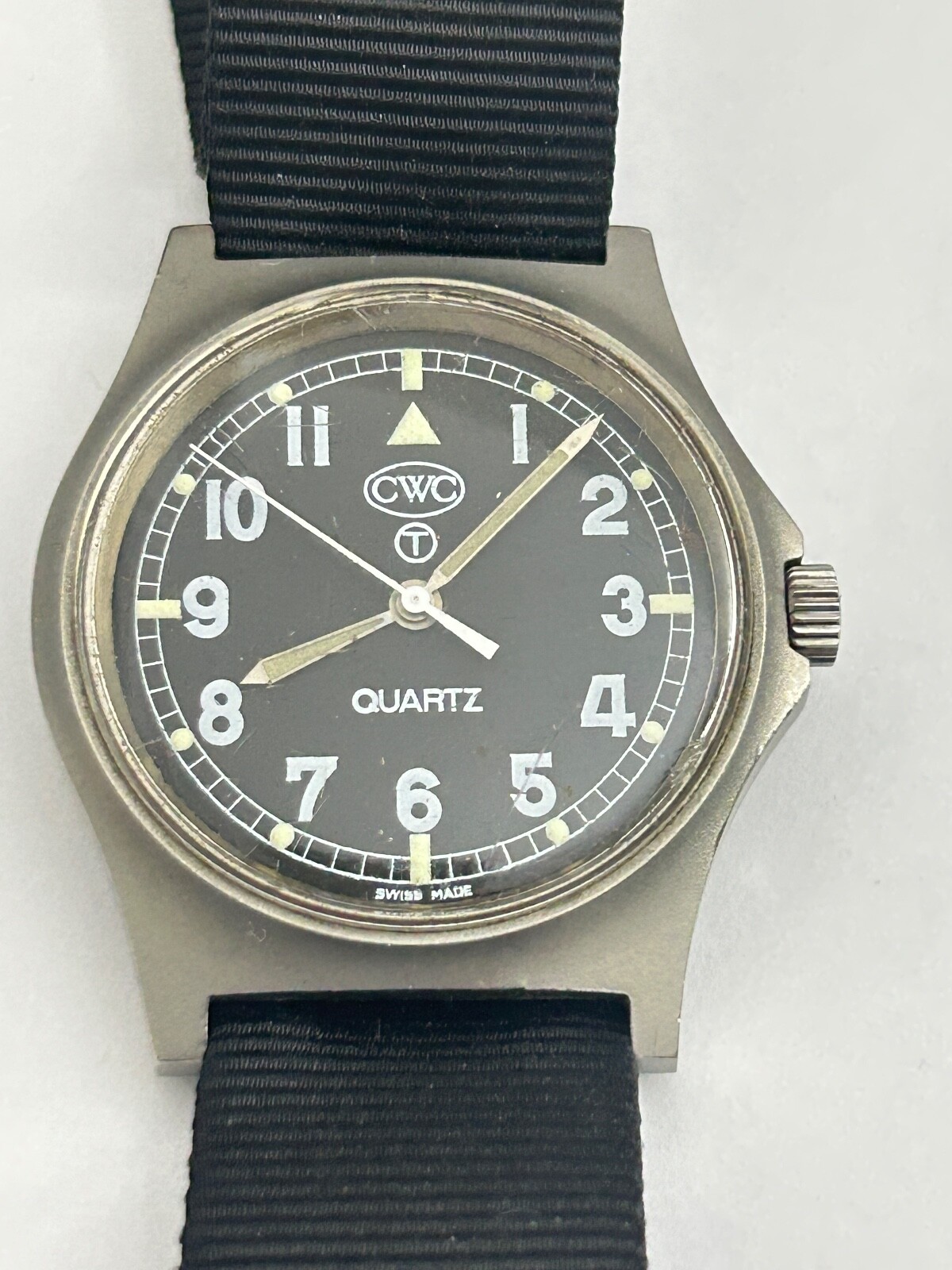 CWC G10 Medium Fatboy’Military Royal Navy Issue Mens Watch 1990 New Battery