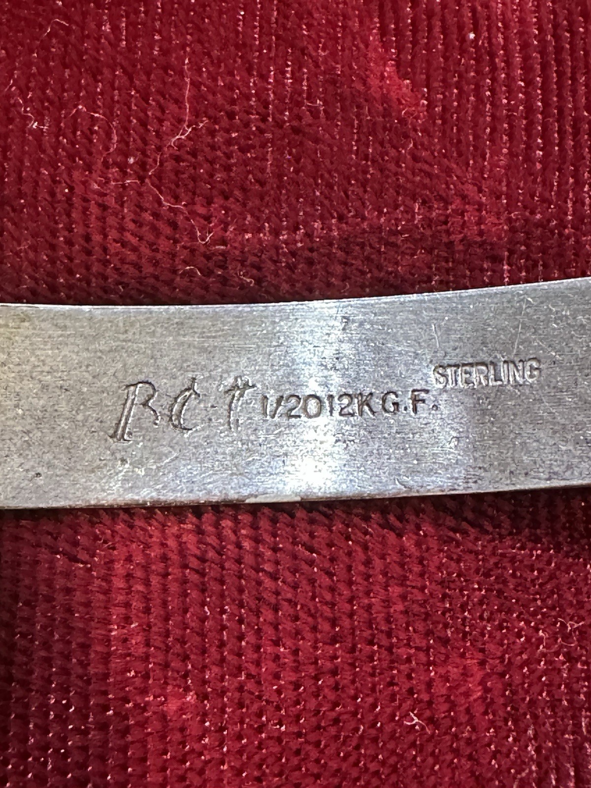 Navajo Floyd/Lloyd Becenti BCT Sterling & 12KGF Storyteller Cuff Bracelet 17.3g