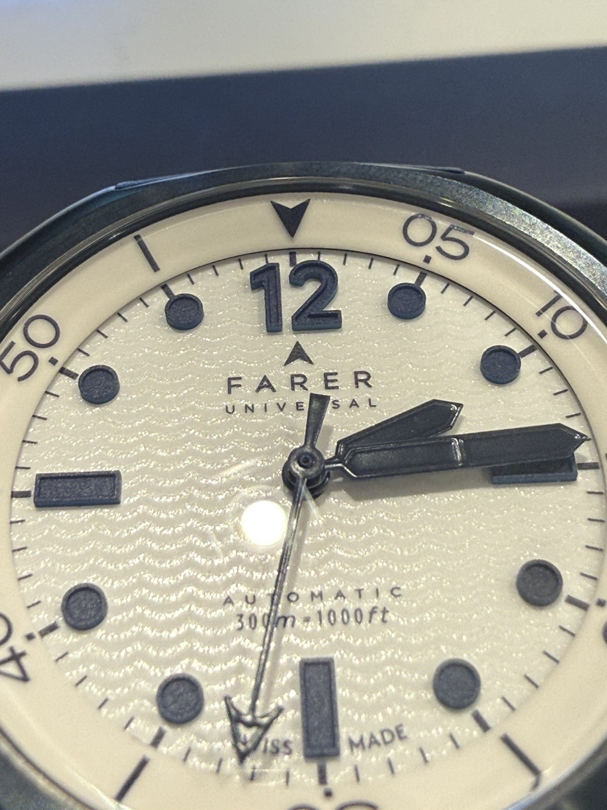 Farer Endeavour Ocean blue Titanium Series III Watch Automatic Swiss Made