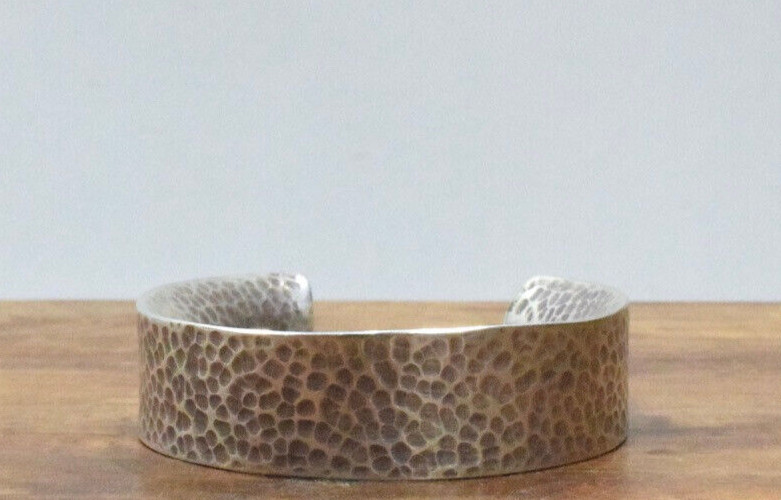 China Miao/Hmong Hill Tribe Sterling Silver Cuff Bracelet