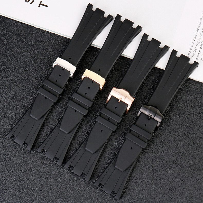 27mm AP Rubber Band for Audemars Piguet Royal Oak Offshore 42mm 15400 Strap