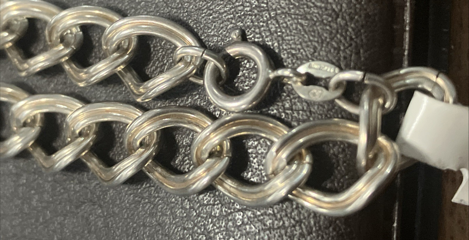 925 Sterling silver Chino Link Bracelet 11 Grams 8 Inches 8.4mm