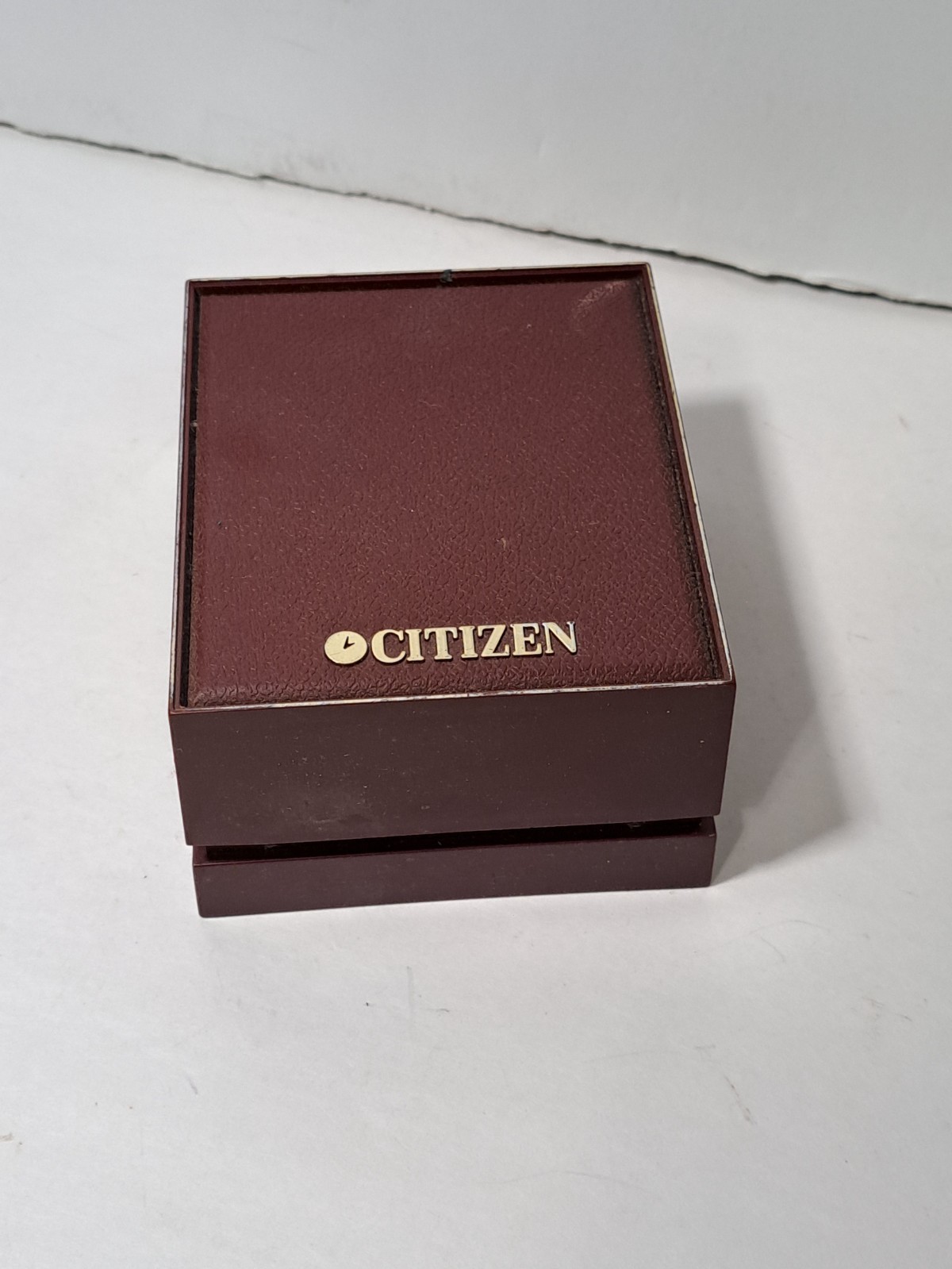 Vintage Citizen CQ Quartz Gold Tone Mens Tank Watch 3630-894600