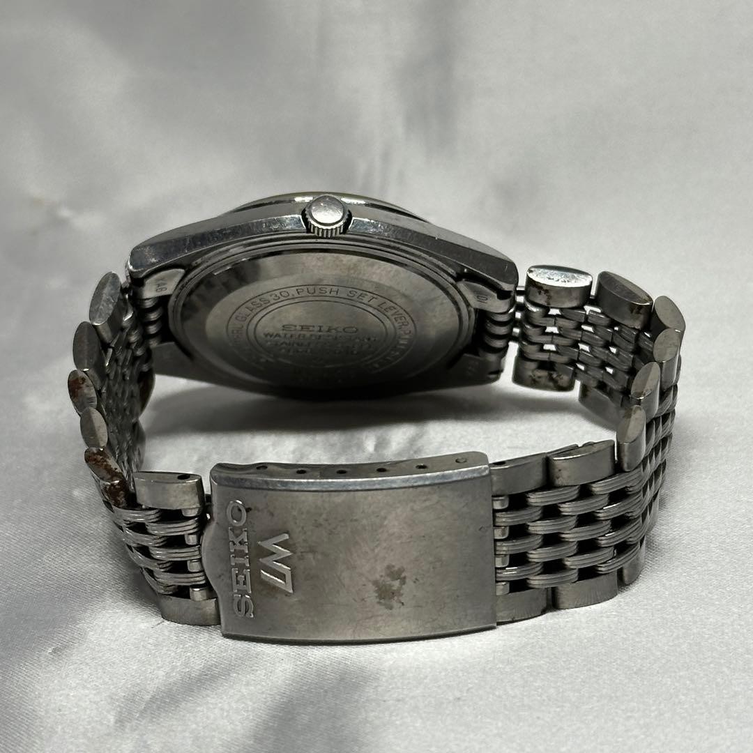 Seiko Lord Matic 5606-7010 Automatic Watch Silver Dial 1970s Used