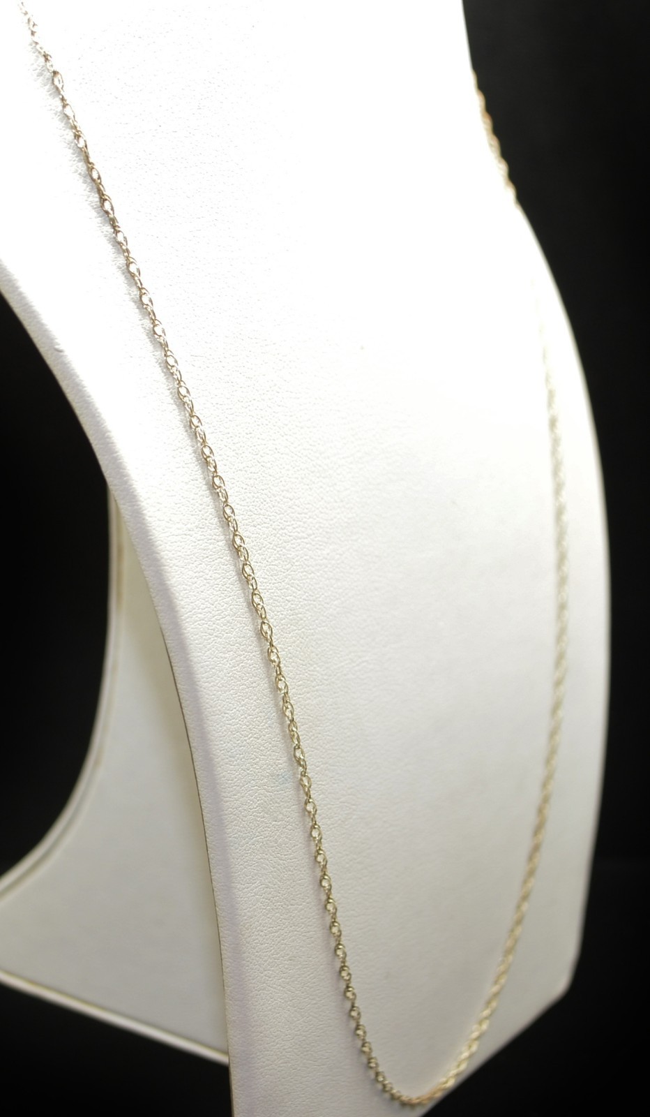 Sterling Silver Dainty Wheat Chain Necklace 25.0″ #FMG128