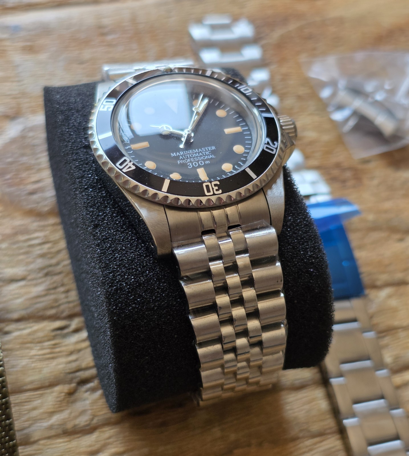 Watch Submariner , Nh35, Marine master, Stainless Automatic, With 3 Straps