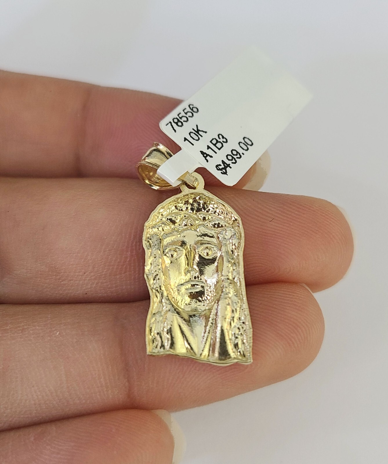 10K Gold Miami Cuban Chain Jesus Head 18″-28″ 3mm REAL Pendant Necklace SET