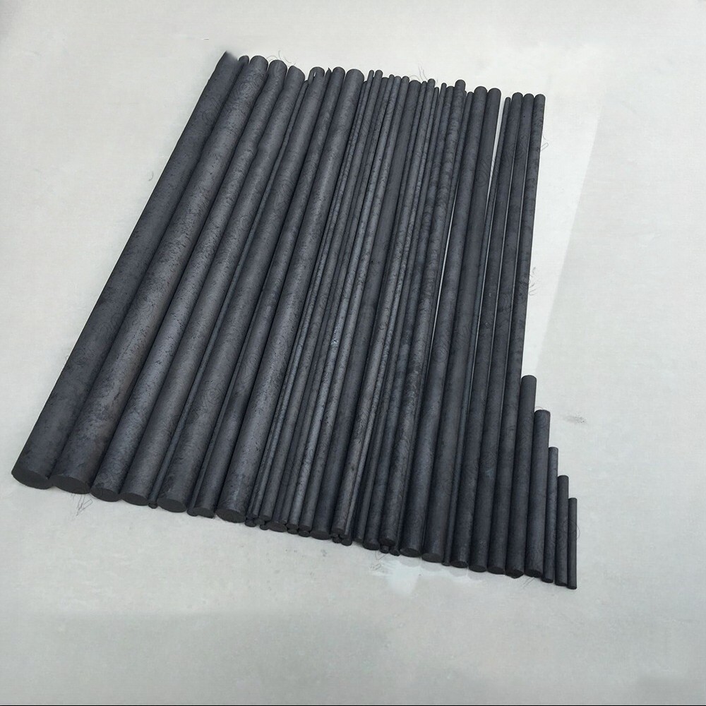 High Purity Graphite Carbon Bar Round Rod Electrode High Temperature Resistant