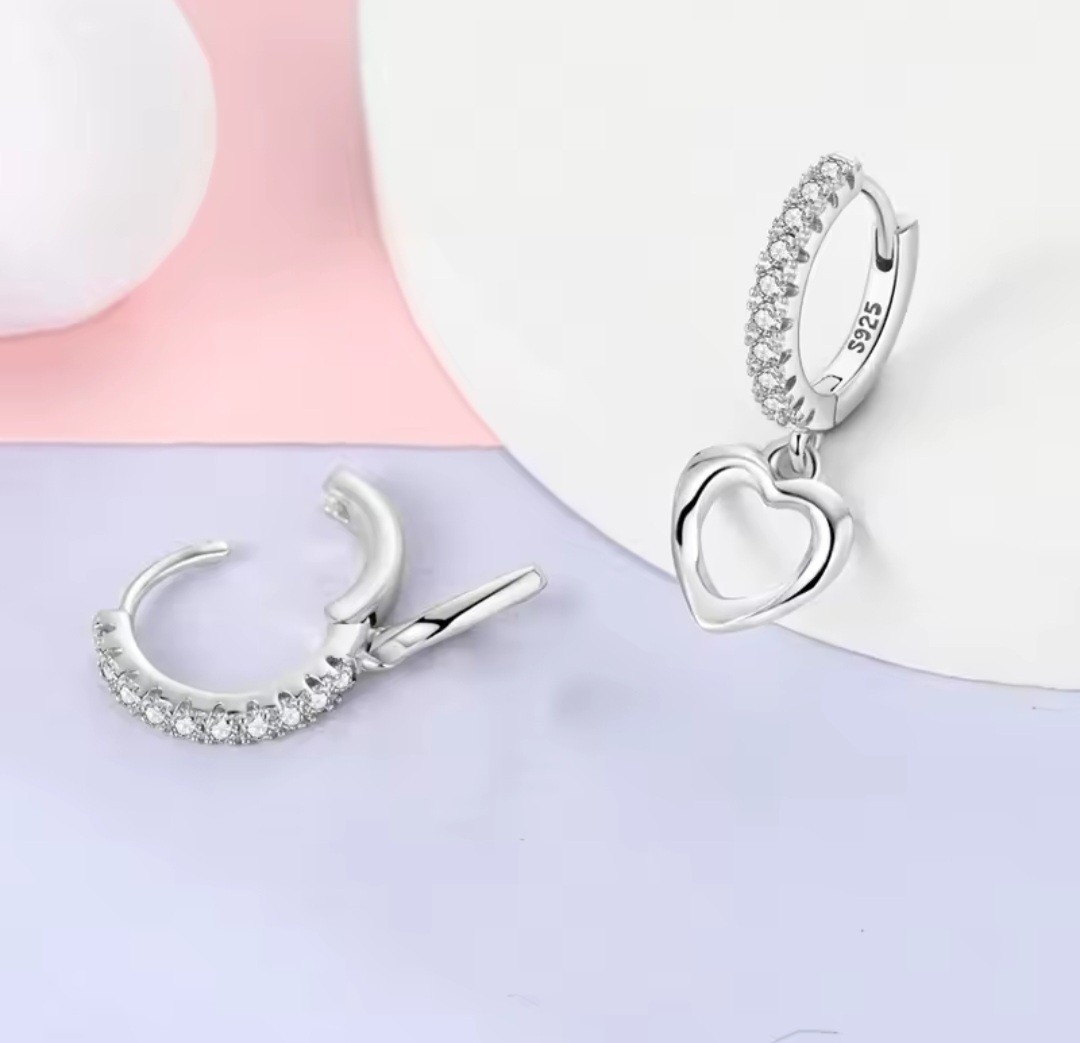aretes de plata 925 para mujer