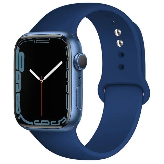 Silicone Narrow Sport Band for Apple Watch Series 11, 10, 9, 8, 7, 6, 5 SE