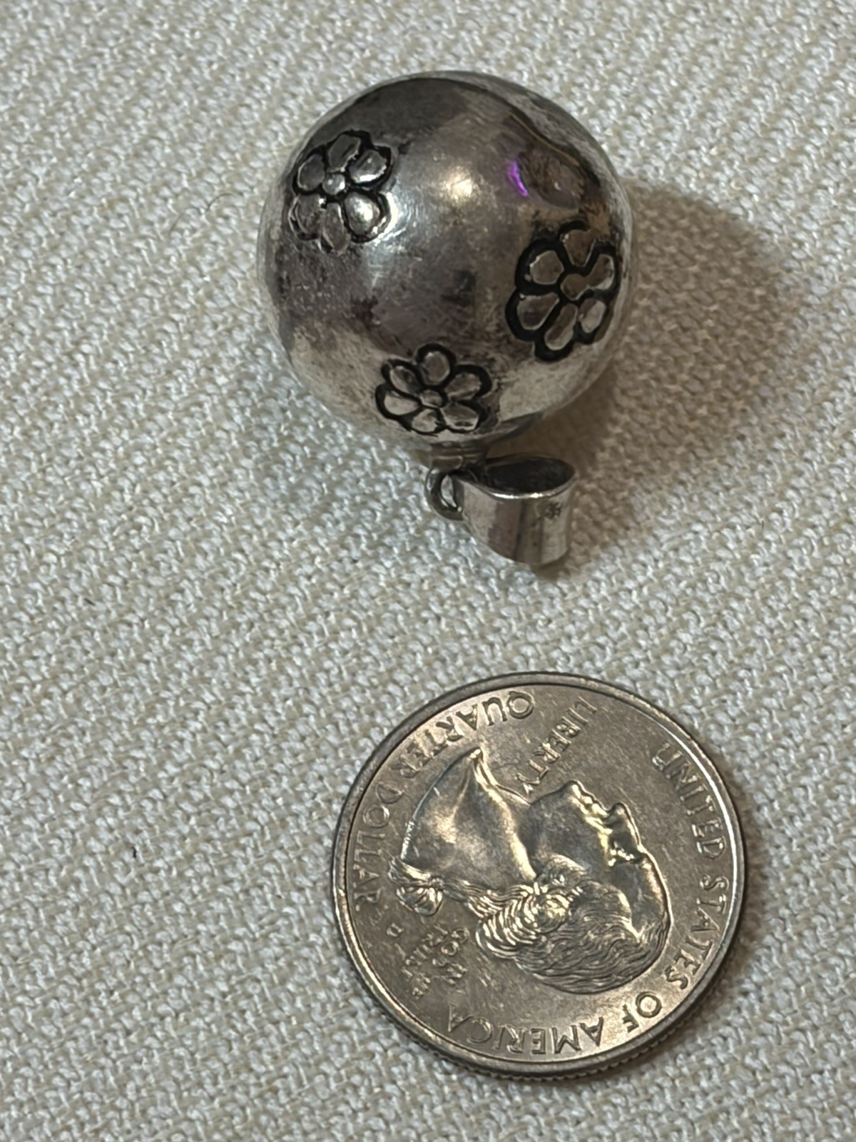 Vintage Sterling Silver .925 México Harmony Bell , Signed And Numbered By Artist