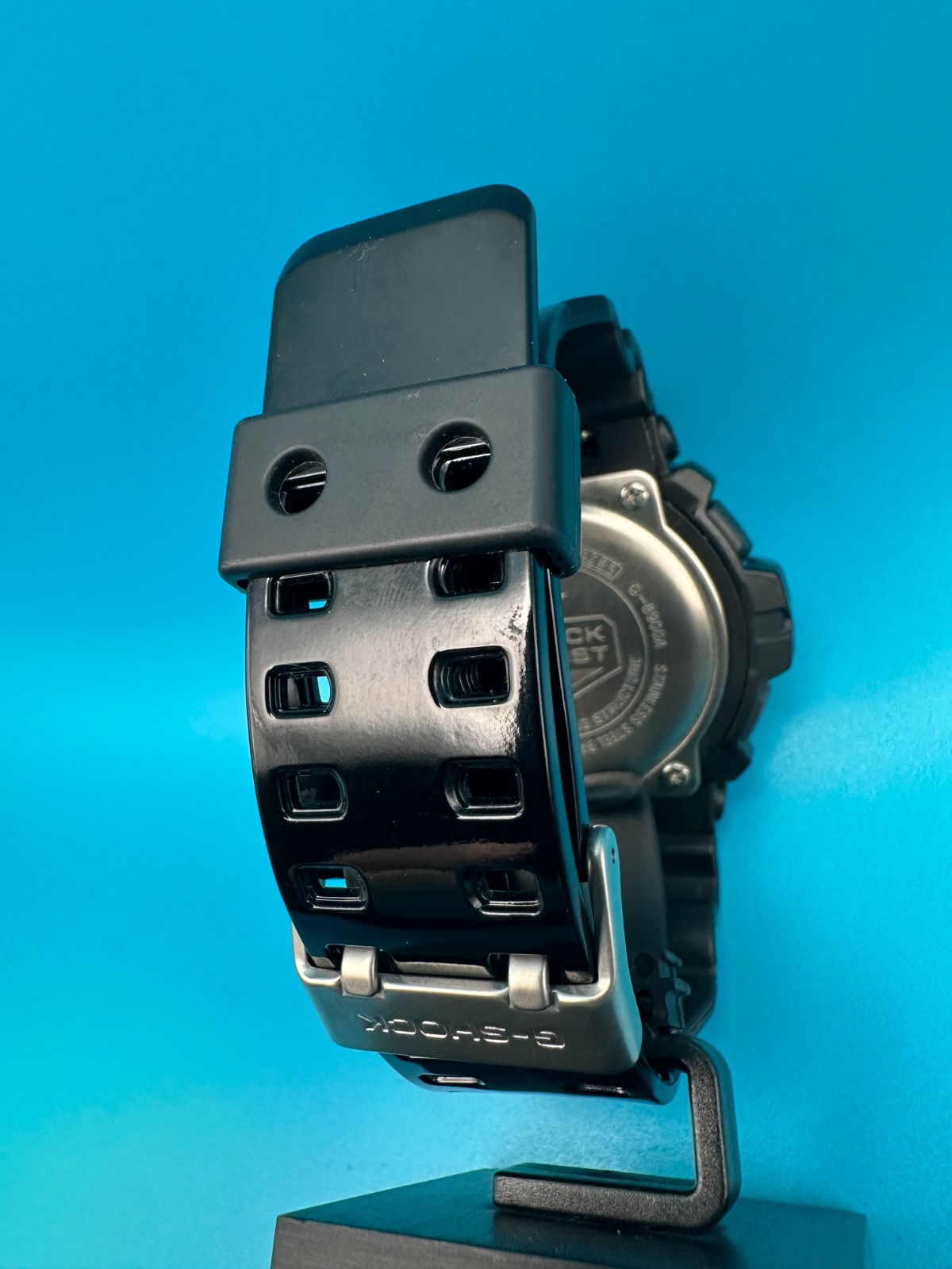 Casio G-Shock G-8900A-1 World Timer Gloss Black Blue Digital Men’s Watch CLEAN