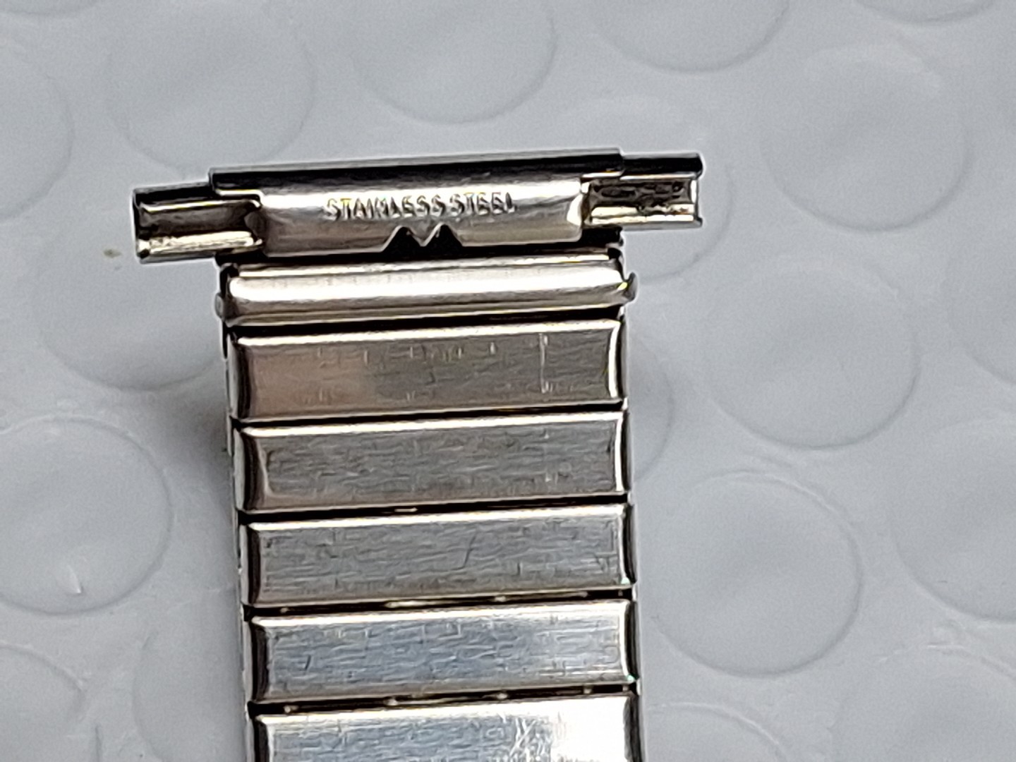 FLEXON Stainless Steel Watch Band Expansion Bracelet 16mm-21.5mm Adjustable End