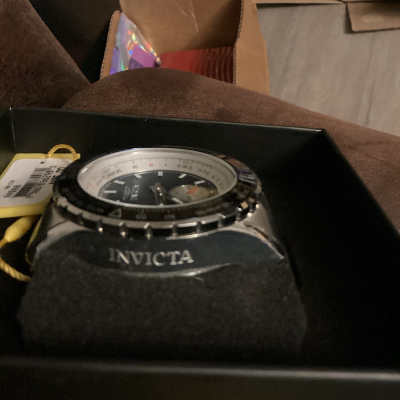 NWT Invicta Aviator Quartz Blue Dial Men’s Watch 49288 Stainless Steel Silver
