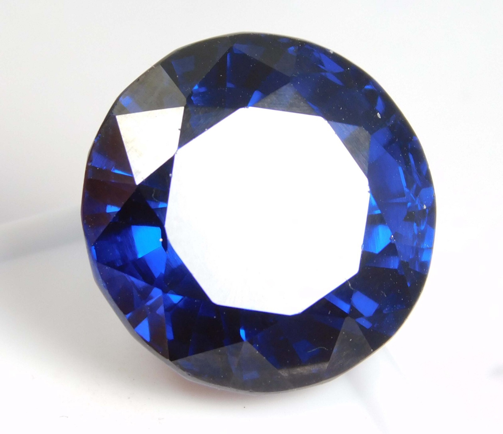 32.20 Ct Arkansas Blue Benitoite Certified Round Cut Rare Natural Gems