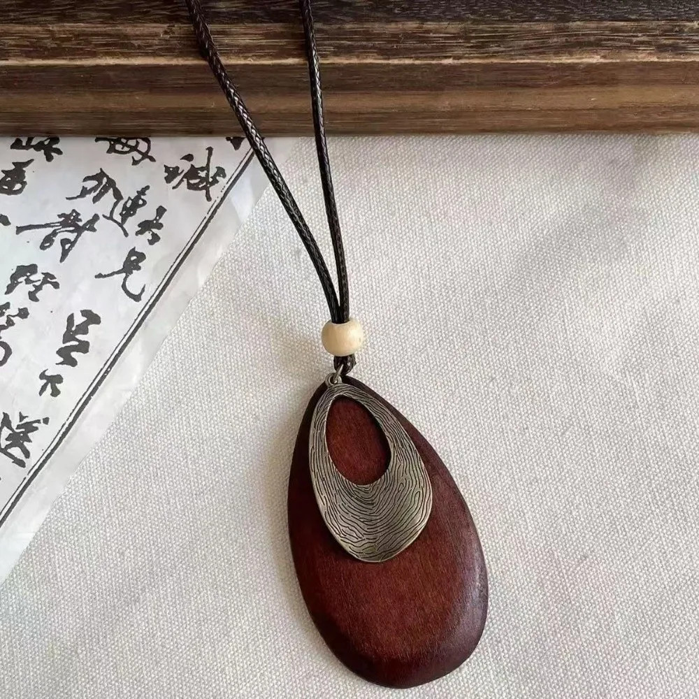 Vintage Boho Sweater Chain Ethnic Long Clothing Pendant Pendant Daily Wear