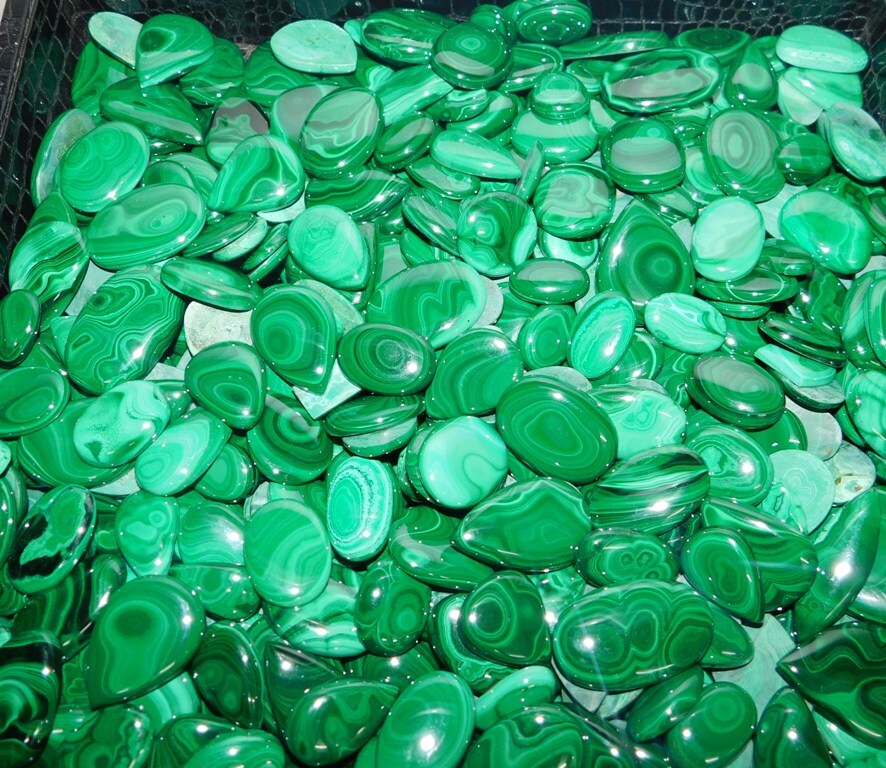 Natural Malachite Handmade Loose Gemstone Lot Malchite Stone Lot Wholesale Lot