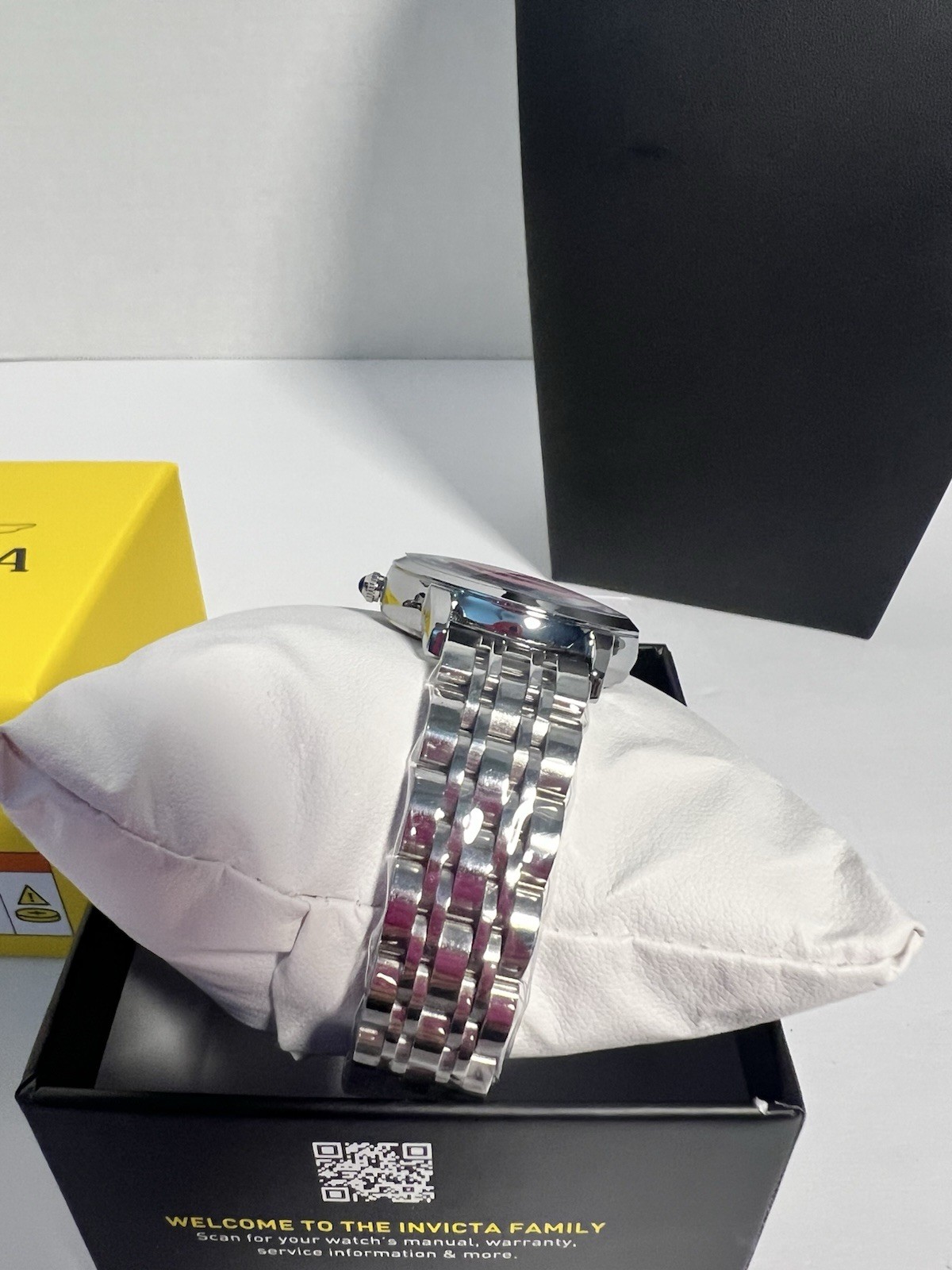 New Invicta Pink Tigerlily Wildflower Women’s Watch – 34mm, Silver
