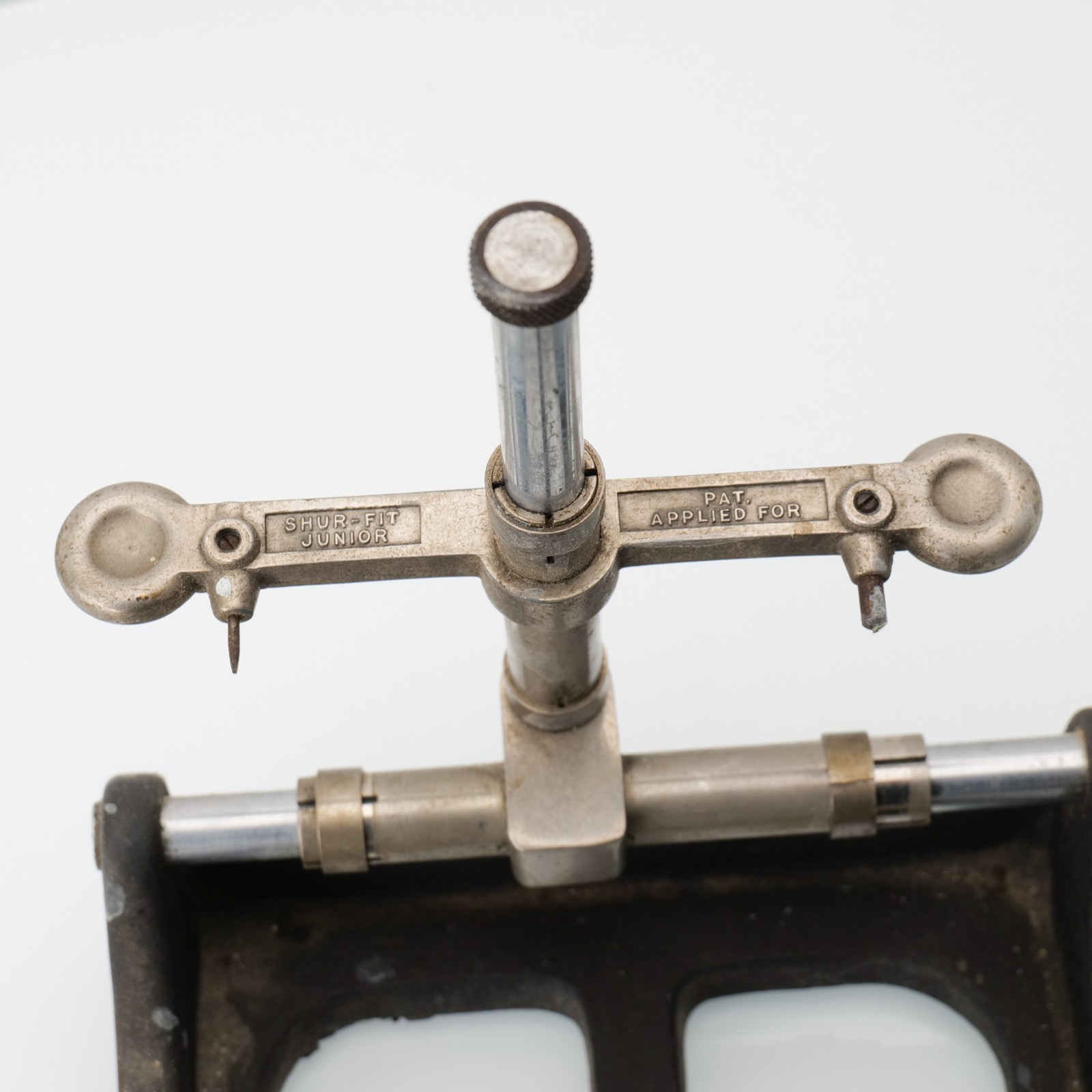 Circa 1920 Shur-Fit Junior Celluloid Watch Crystal Cutting and Fitting Machine