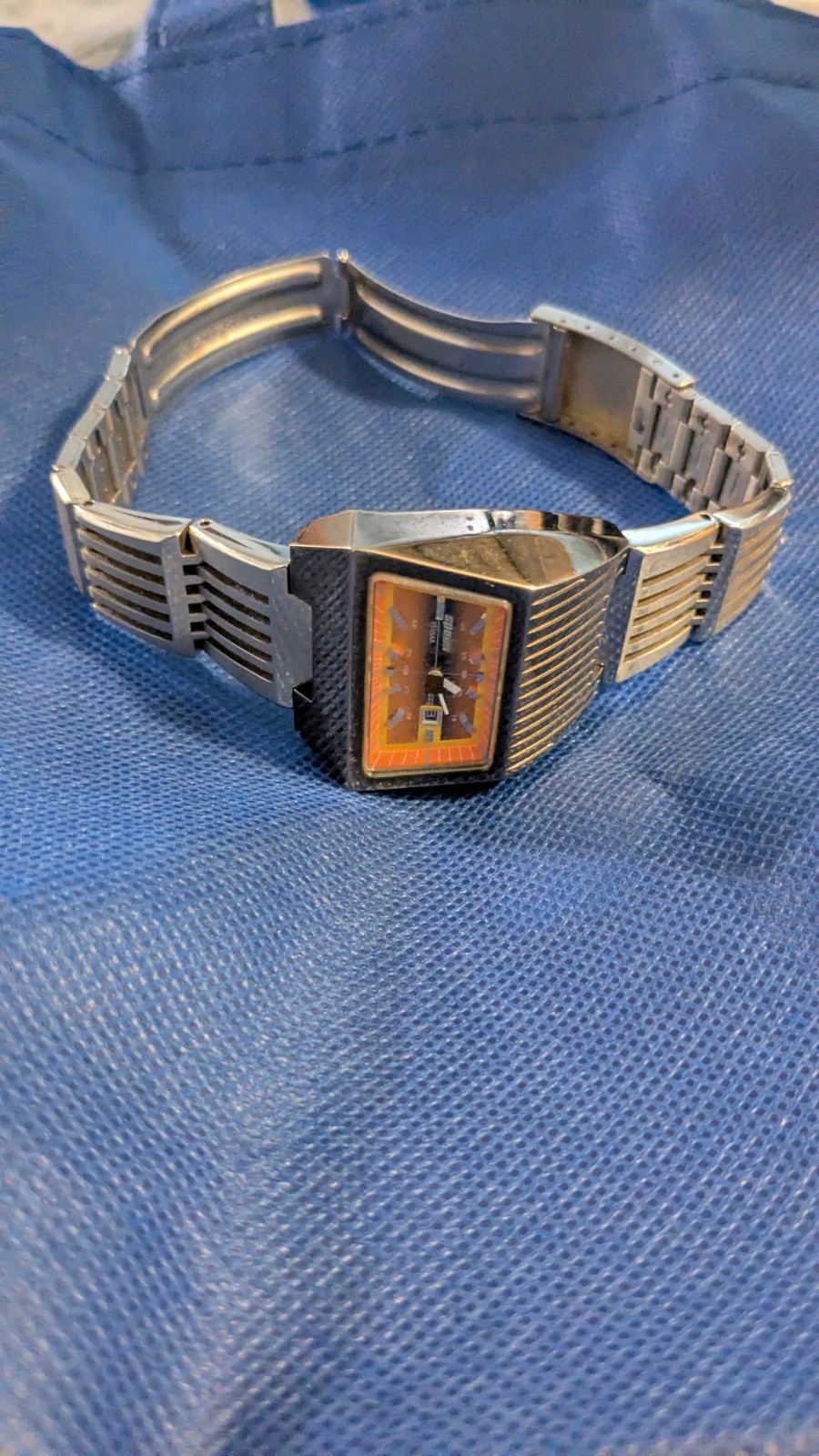 RARE VINTAGE PULSAR SPOON MEN WRISTWATCH REF:V782-5B20 CIRCA:1970’s-VGC