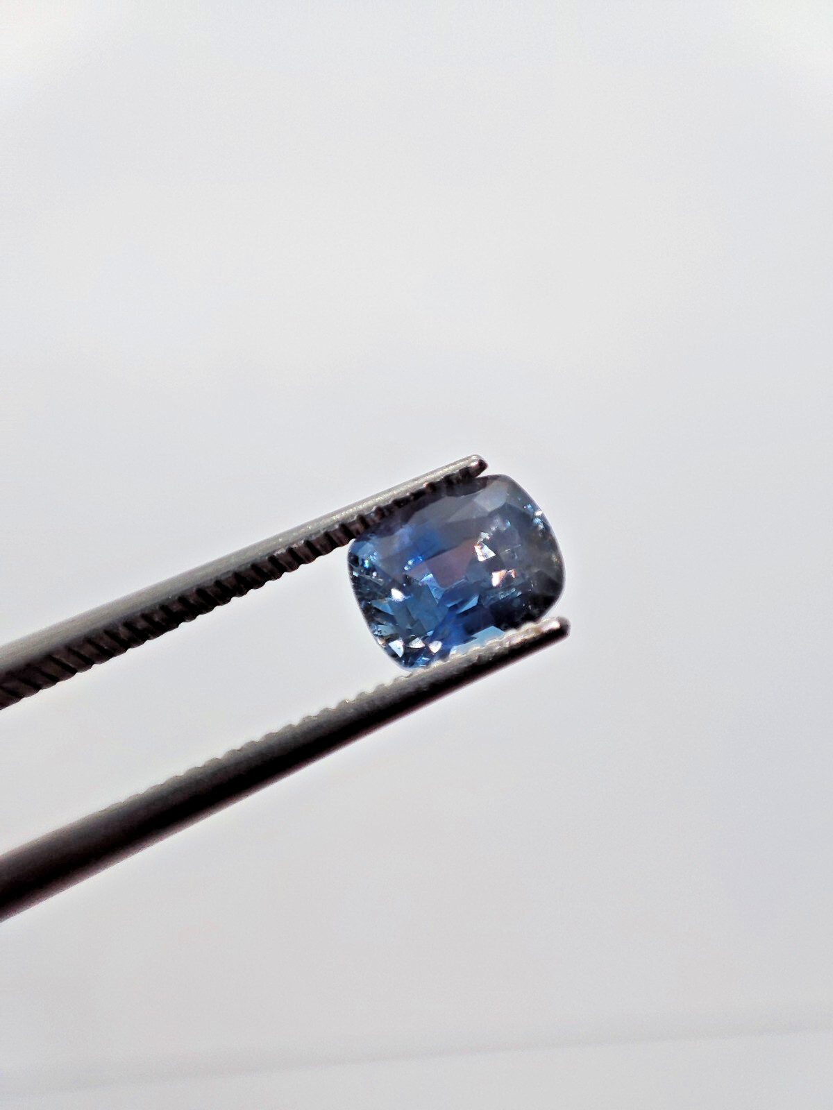 Natural Blue Sapphire 1.38ct Cushion Cut Certified | Vivid Blue | Unheated