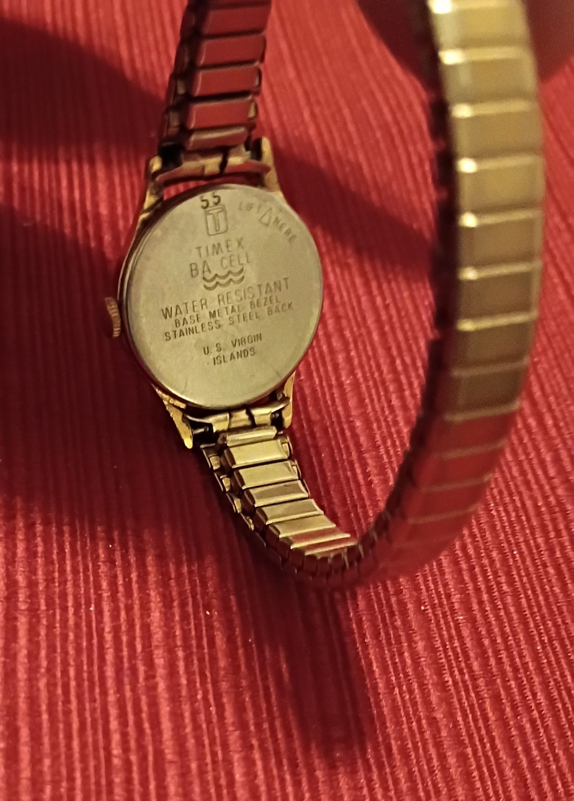 Timex BA CELL Women’s Quartz Gold Tone Analog Bracelet Watch – New Battery Works