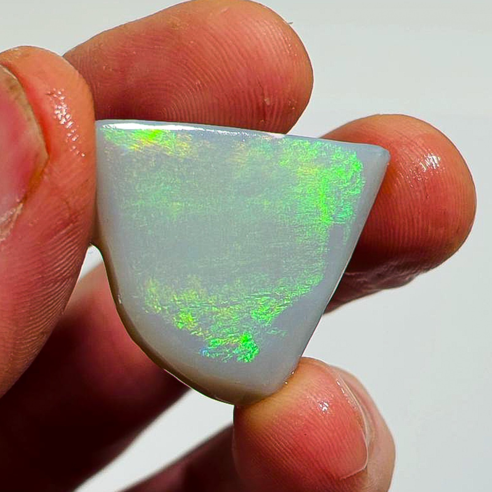 38.20 carat Lightning Ridge Opal dark base Rub Australian Rough OPL270 Opal UK