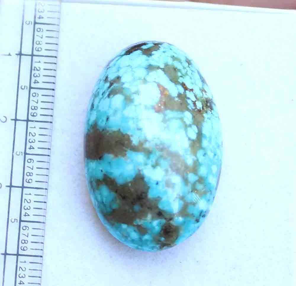 52.70 Ct Natural Irani Turquoise Oval 20*31 Mm Wholesale 1 Pcs Loose Gemstone