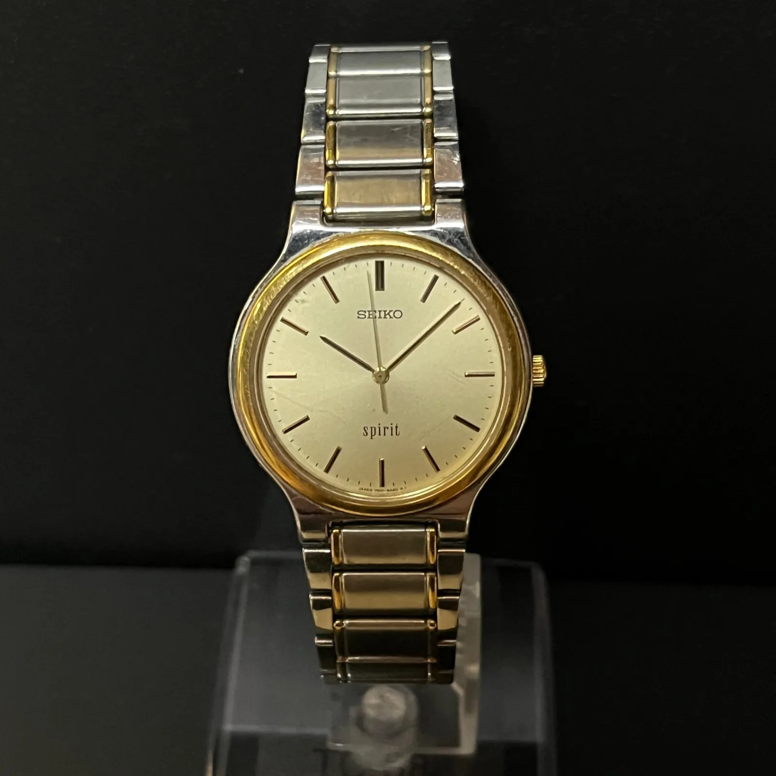 [Working Condition] SEIKO Spirit 7N01-6A70 Wristwatch – Tested and working, batt