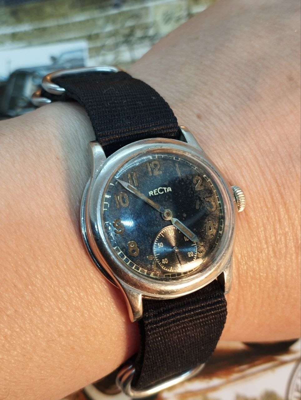 Military watch Recta 40s