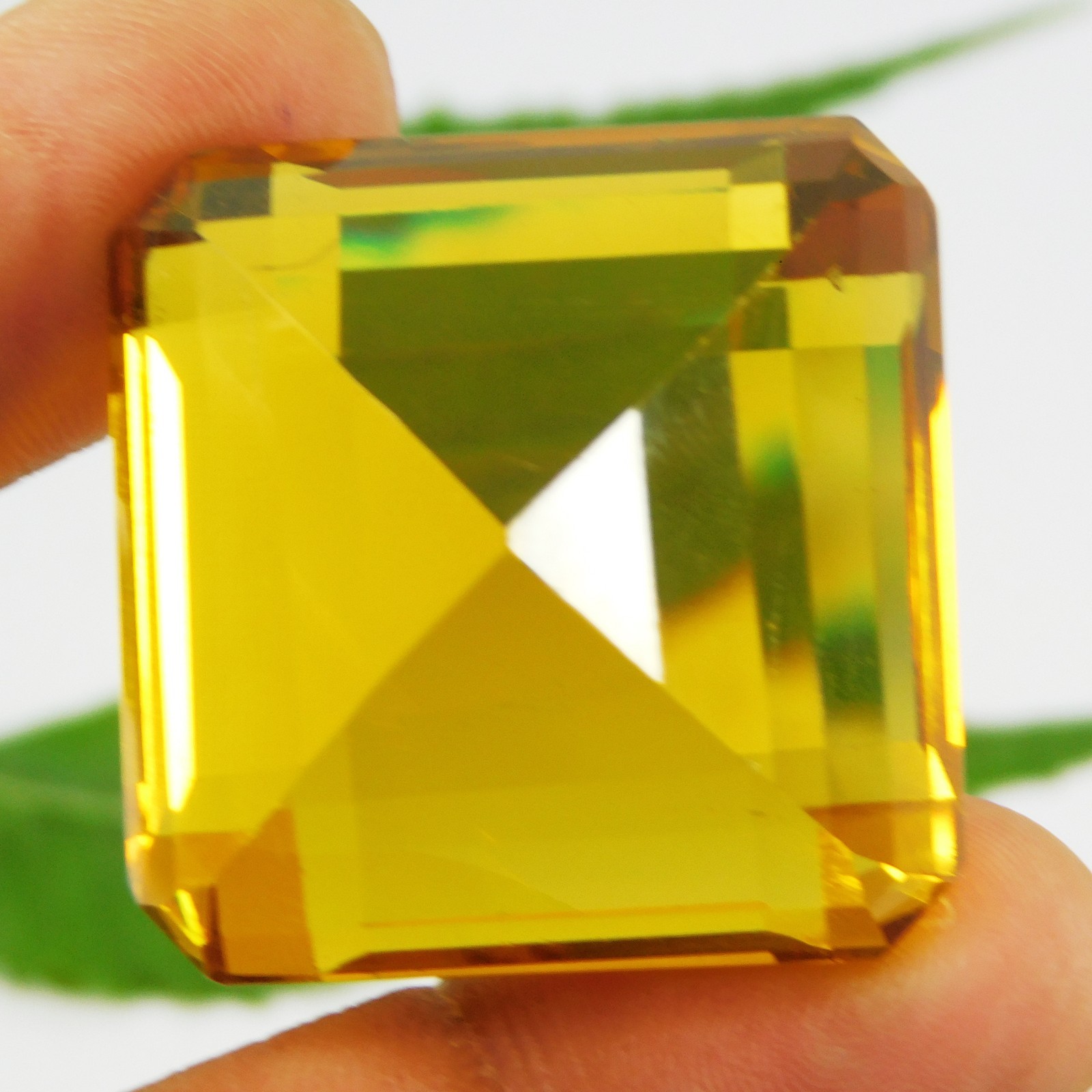 Certified 202.50 Cts Natural Mogok Painite Orange Yellow Radiant Cut Gemstone