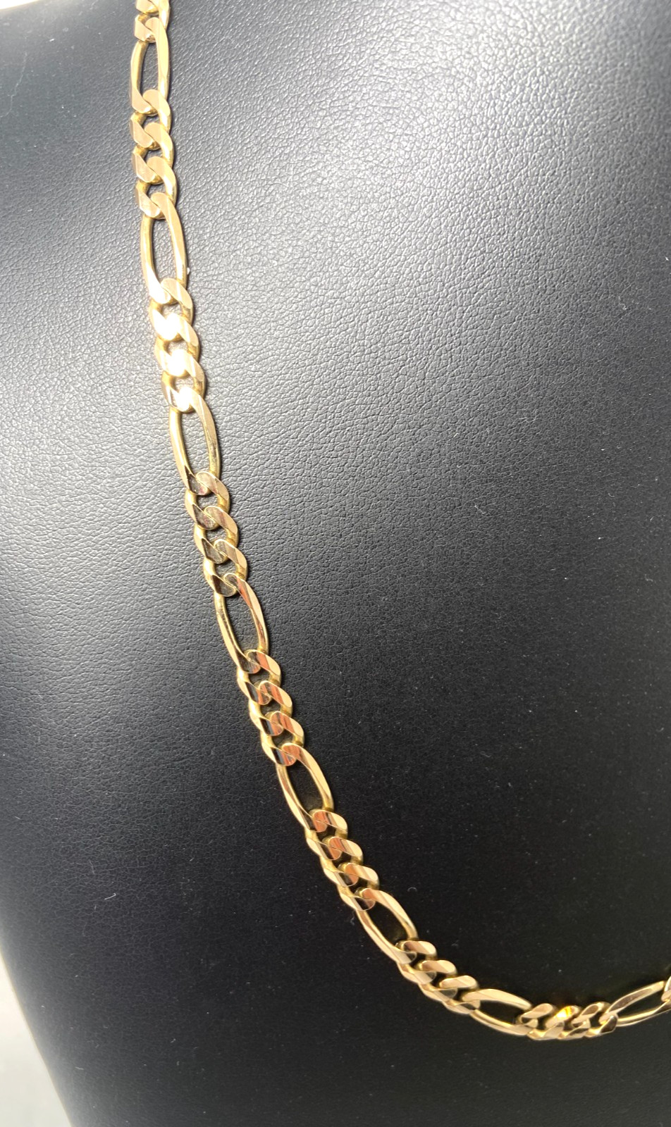 Gold Figaro Chain Solid 10K | 20 inch | 5.60mm | 22.20 Grams