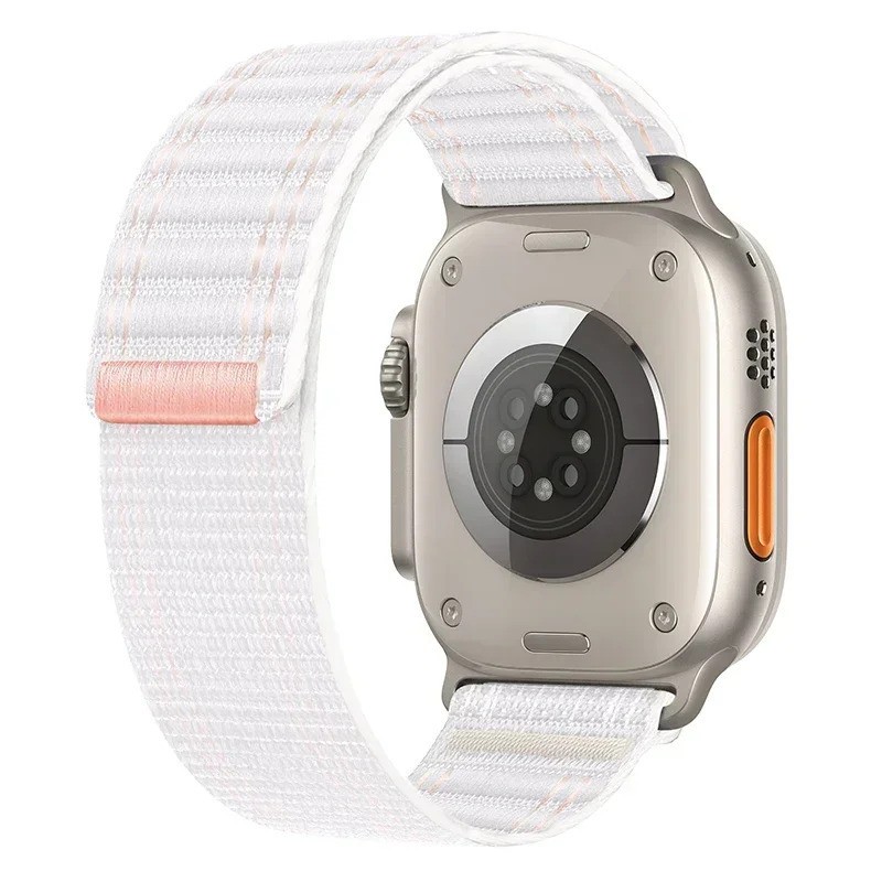Woven Nylon Sport Loop Band for Apple Watch Series 10 9 8 7 11 SE Ultra 38–49mm