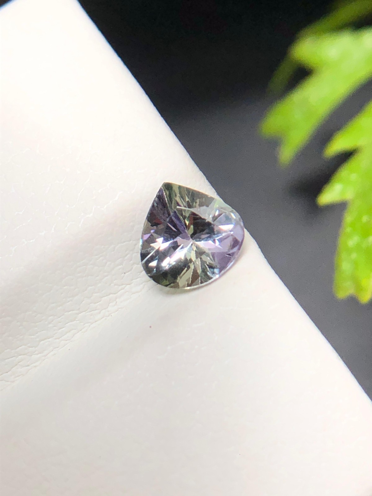 6 MM Natural Tanzanite Heart Cut, 0.70 Ct Green Purple Blue Color Unheated Stone