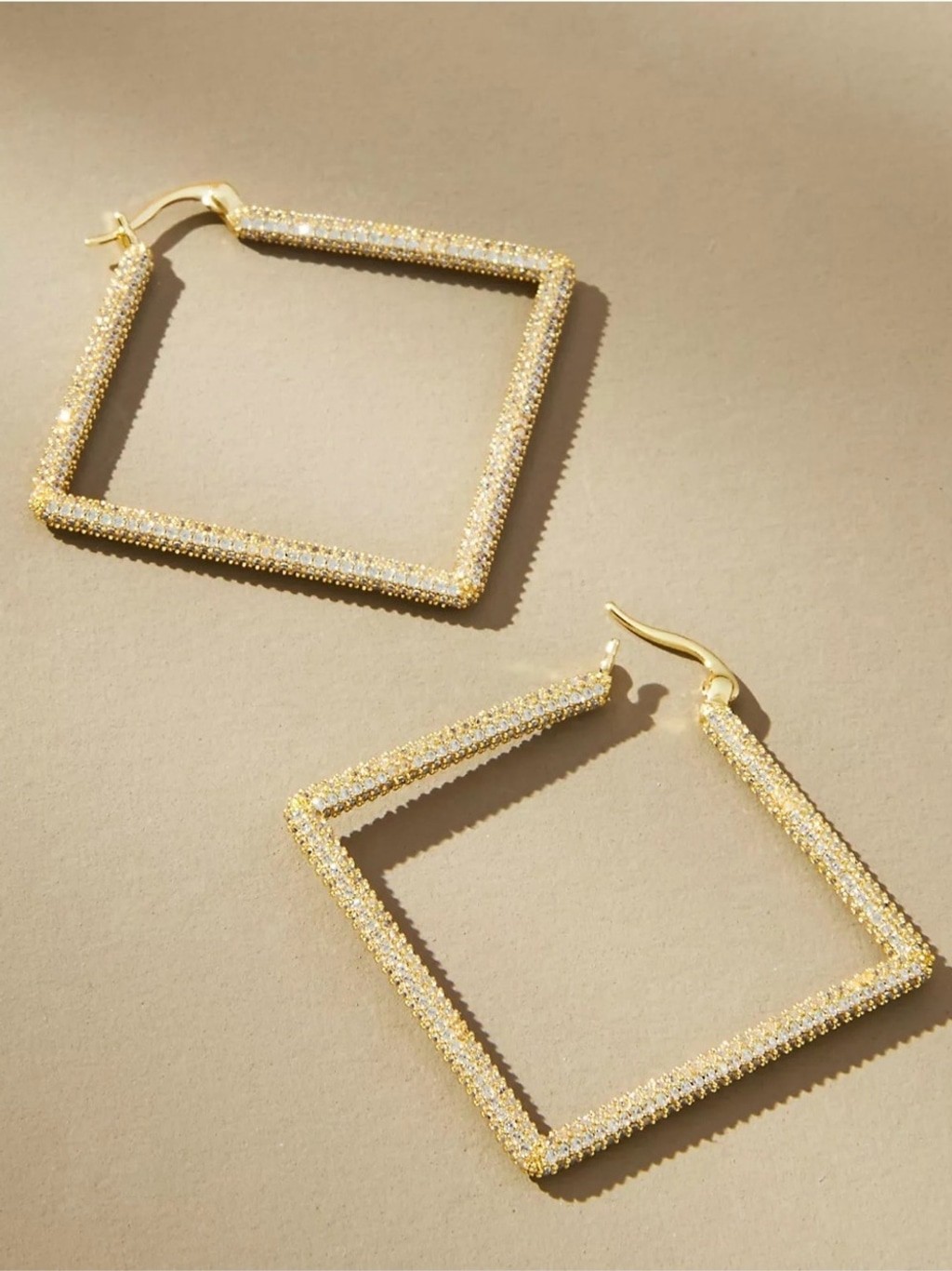 NWT Uncommon James Girl Boss 2.0 Geometric Hoop Earrings