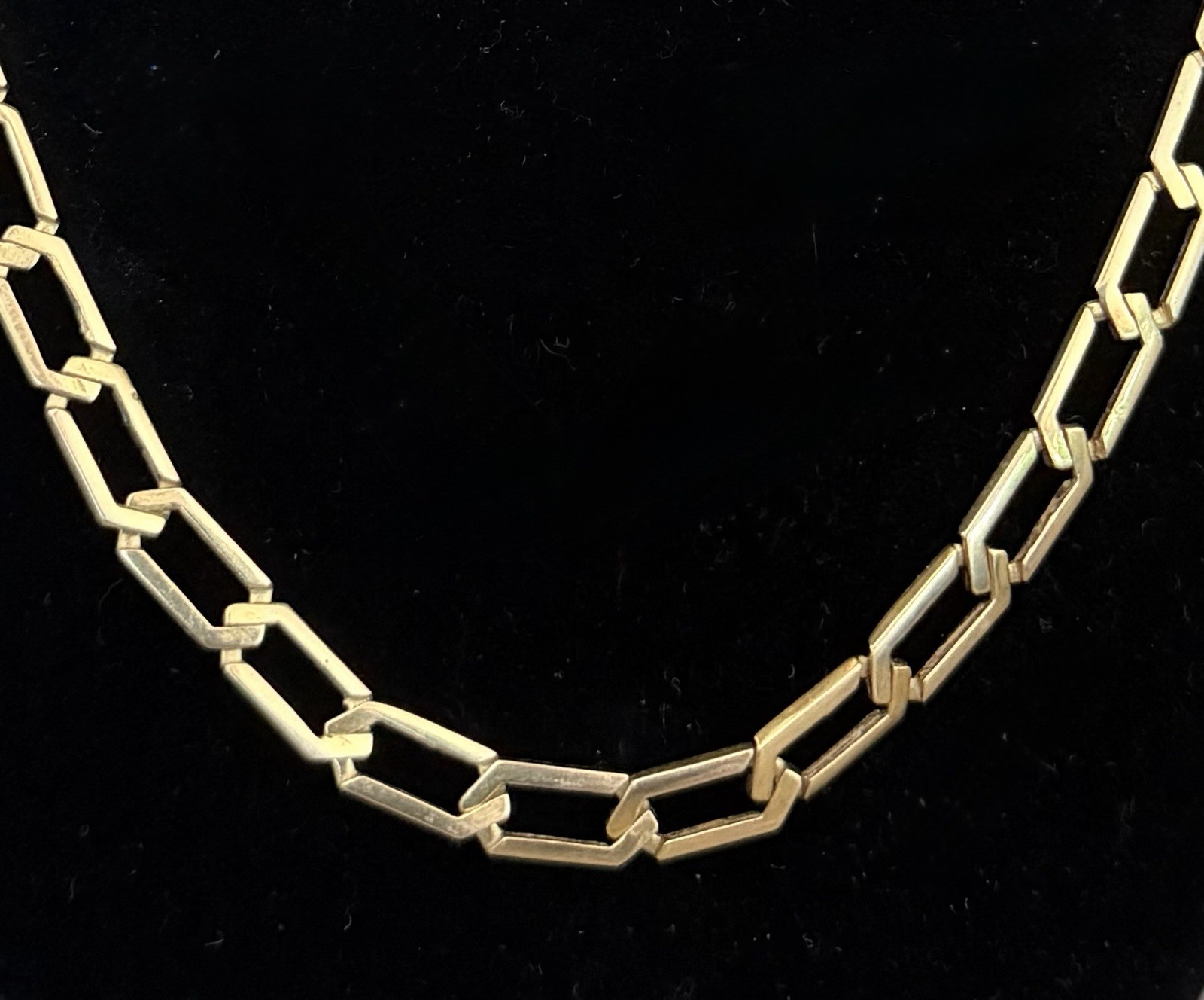 UnoAErre Aurea 14K Yellow Gold Link Chain Necklace 20″ 25g Solid Italy Estate