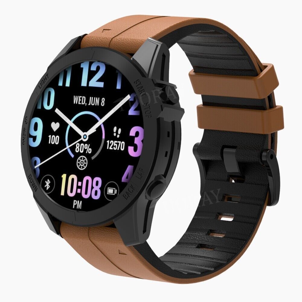 TPU Leather Watch Band Strap For Garmin Fenix 7 7X 7S 6 6X Pro 5 5X 3HR Epix 935