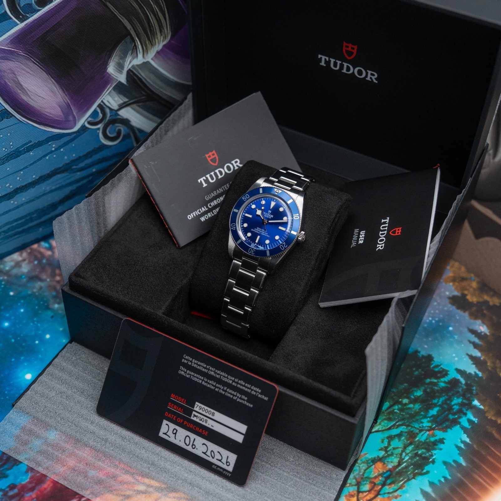 2026 Brand New Tudor Black Bay 54 37mm Blue Dial M79000B-0001