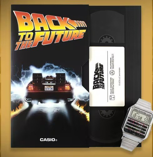 CASIO Back To The Future Collab Model Watch CA-500WEBF-1AJR CALCULATOR 2025 NEW