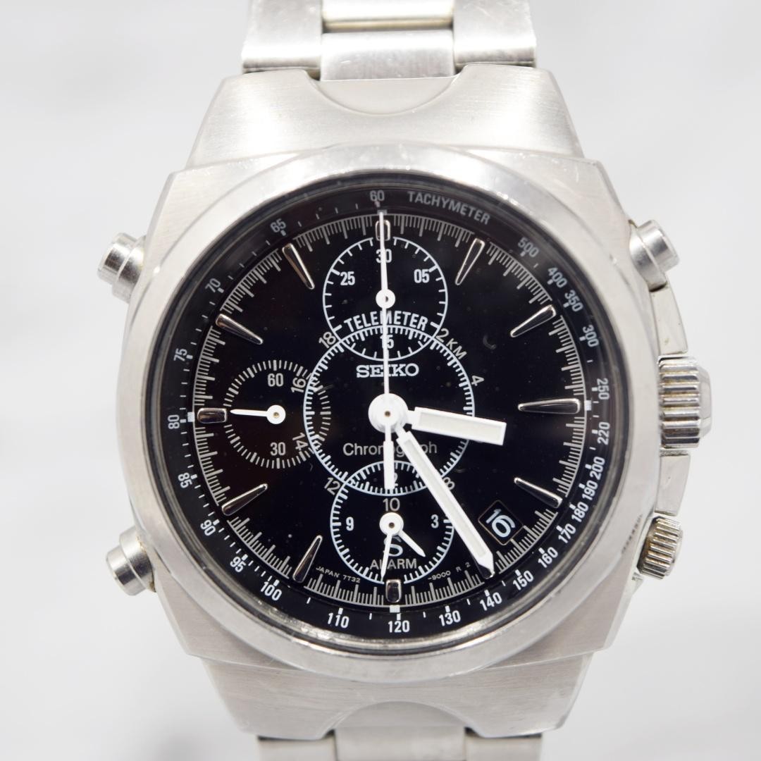 Seiko SUS Telemetry Chronograph 1999 New Glass