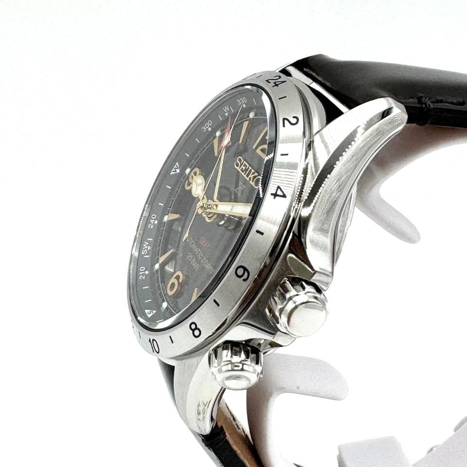 NEW Seiko Prospex Alpinist GMT SBEJ005 6R54 Automatic Leather Strap JDM