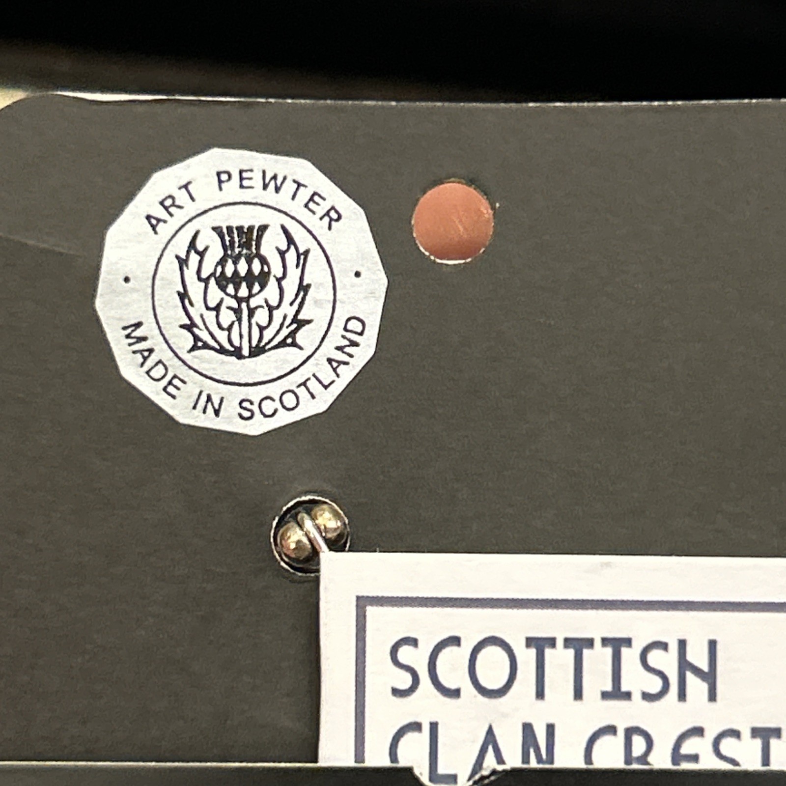 Macleod Scottish Clan Crest: Pewter, Badge Or Kilt Pin. Made In Scotland