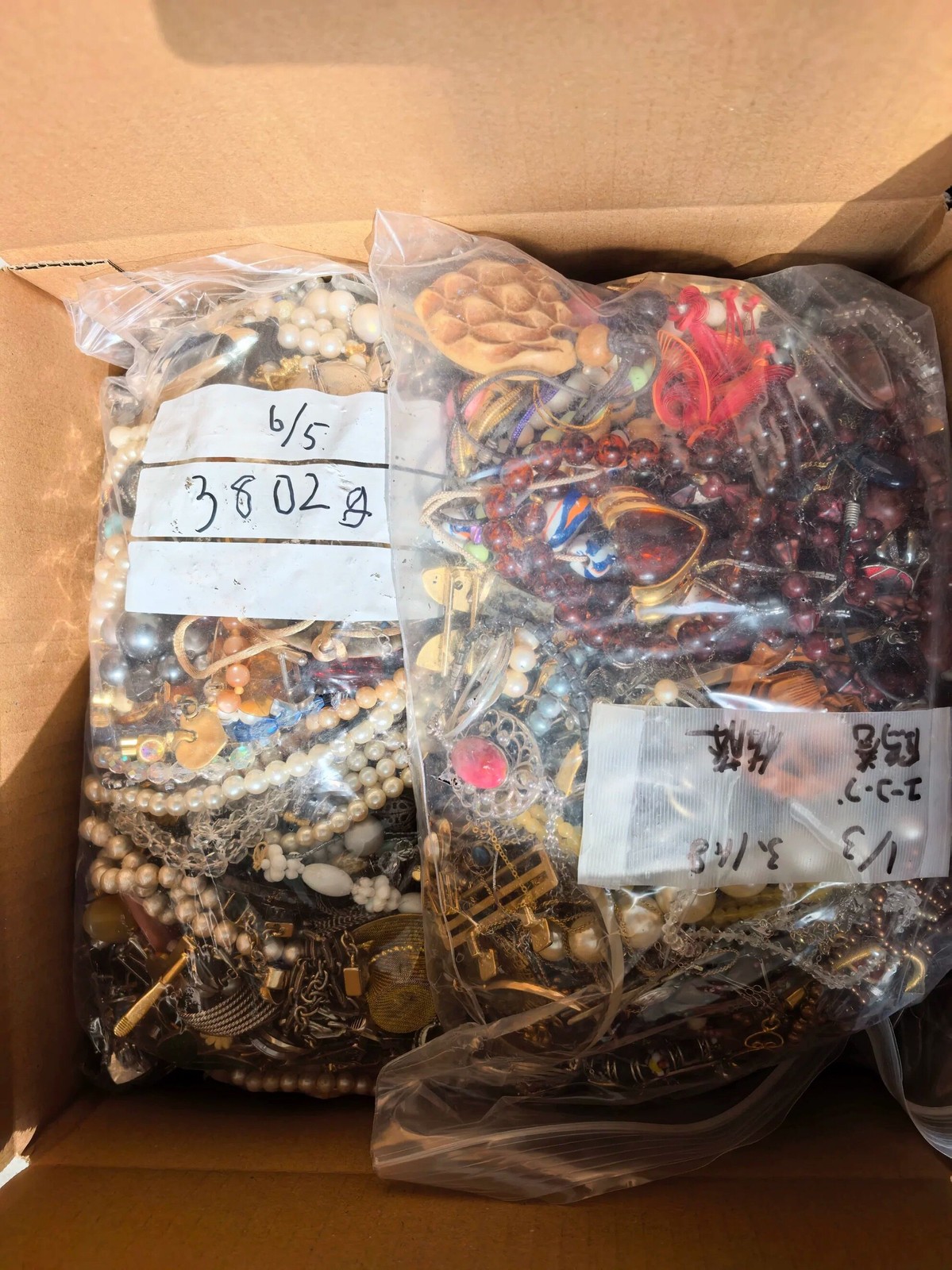 Vintage Jewelry Mystery Bag, Overseas Retro Old Ornaments, Imported Secondhand