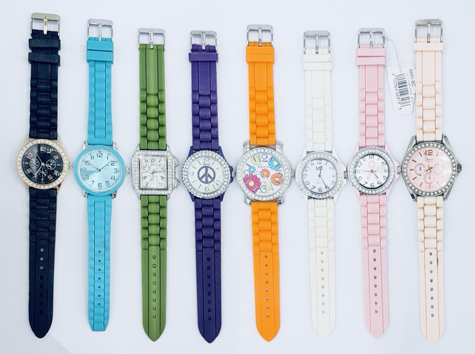 8 Used Untested Assorted Ladies Watch Lot / Bundle